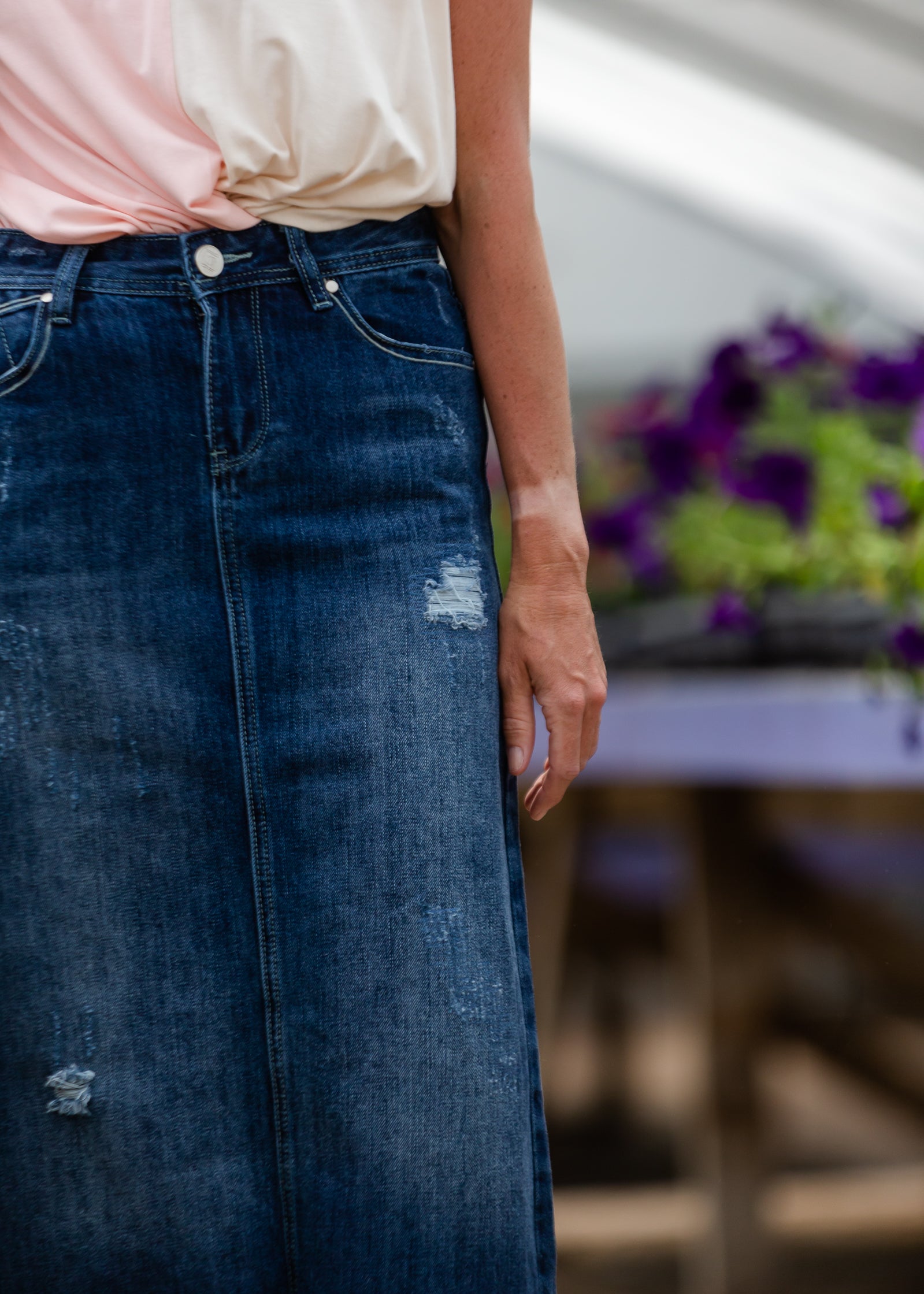 Details more than 154 long denim skirt outfits pinterest best