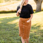 The Elizabeth Embroidered Top is an Inherit Design and we've thought of all the details! There is a lining on the inside of this top so you can feel comfortable. The bell half sleeve has been graced with a feminine floral embroidered pattern and it is cut in a feminine fut. The fabric is light and elevated so you can wear this top anywhere!