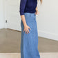 Ellie Long Denim Skirt - FINAL SALE Skirts Light Wash / 6