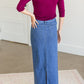 Ellie Long Denim Skirt - FINAL SALE Skirts Light Wash / 6