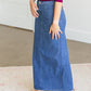 Ellie Long Denim Skirt - FINAL SALE Skirts Light Wash / 6