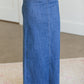 Ellie Long Denim Skirt - FINAL SALE Skirts Light Wash / 6