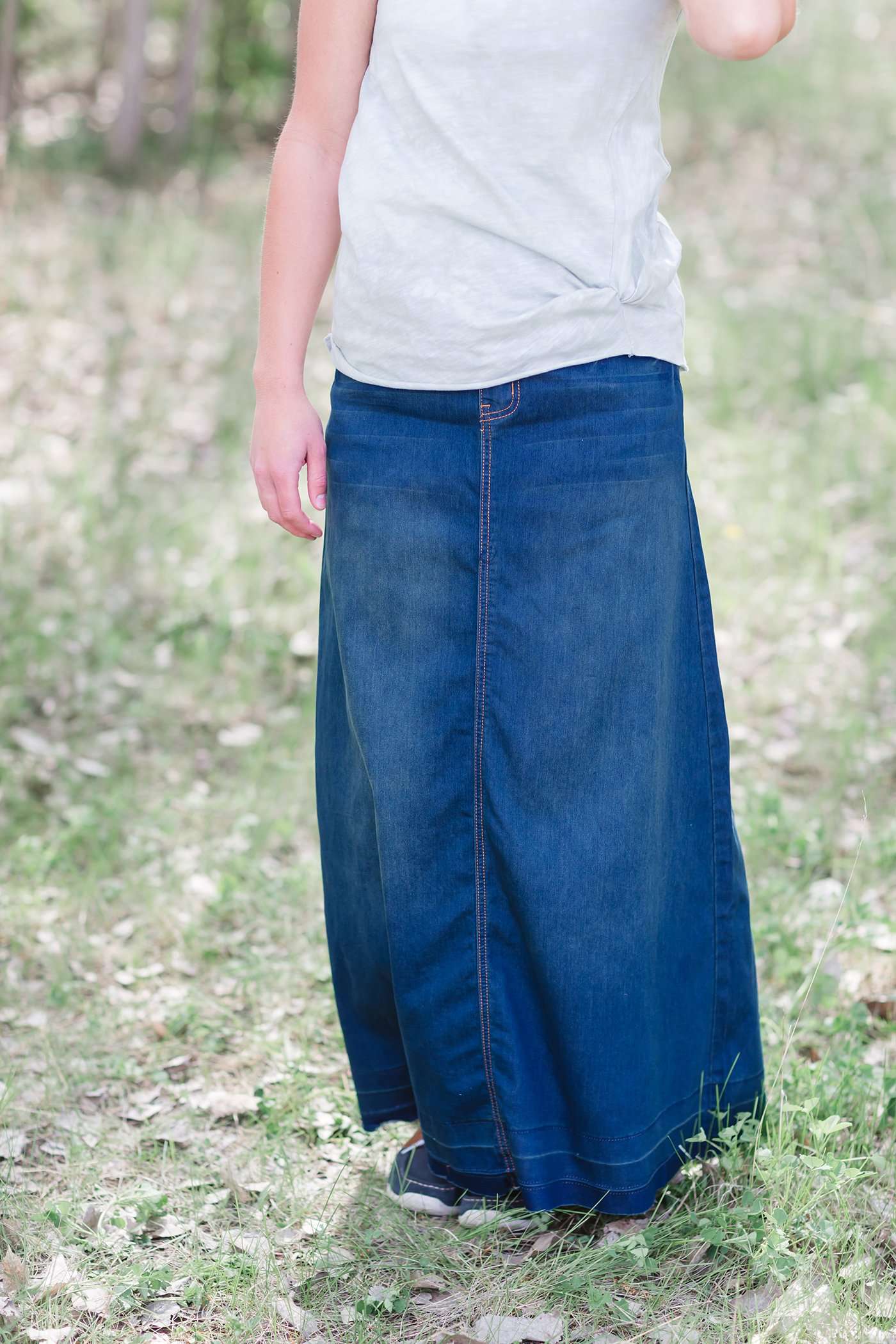 Elyse Denim Skirt Skirts