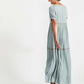 Embroidered Maxi Dress Dresses