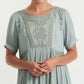 Embroidered Maxi Dress Dresses