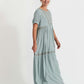 Embroidered Maxi Dress Dresses