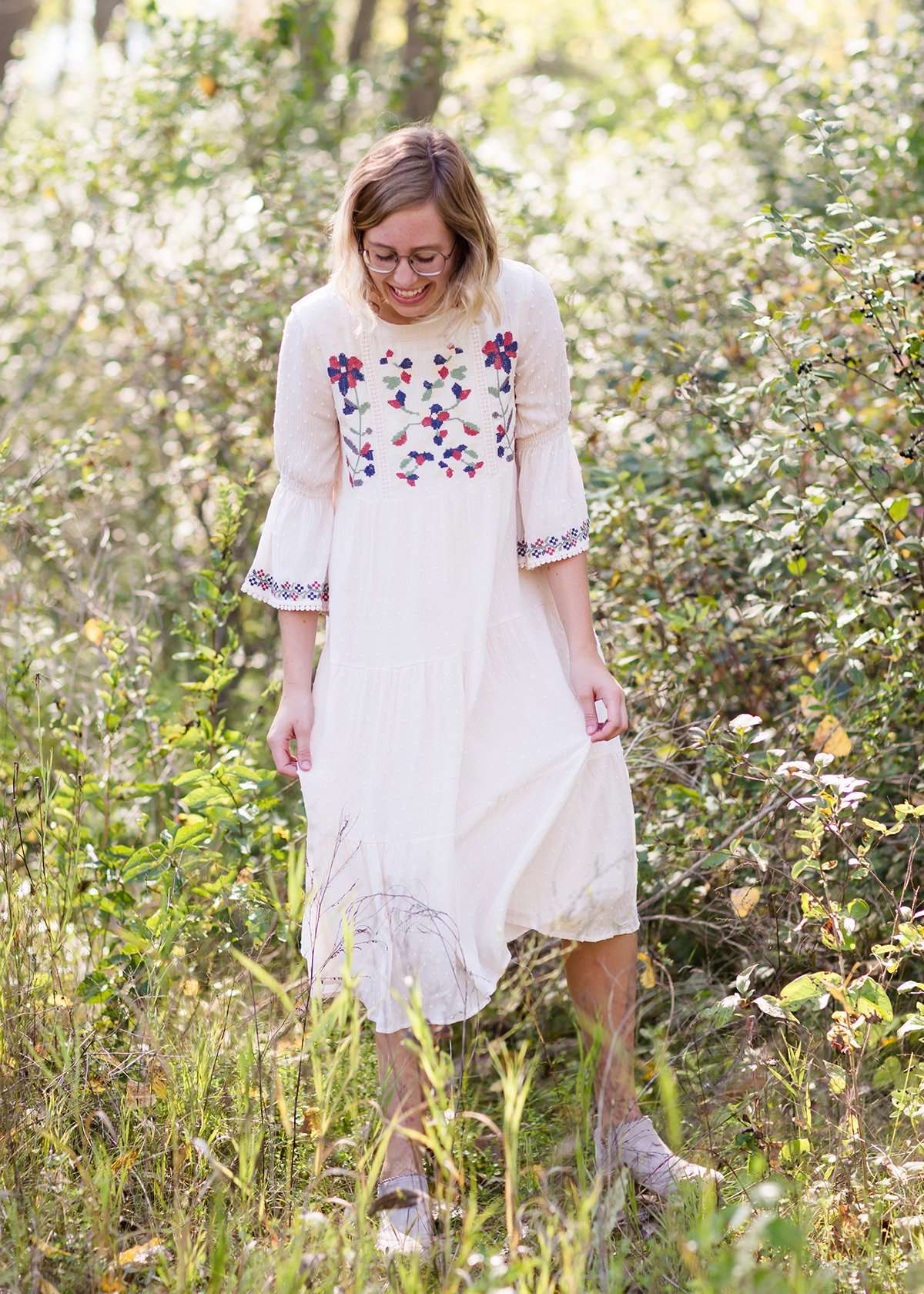 Embroidered Midi Dress - FINAL SALE Dresses