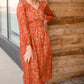 Embroidered Overlay Lace Trim Tiered V-Neck Maxi Dress Dresses Inherit