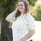 Embroidered Polka Dot Sweater Top - FINAL SALE Tops