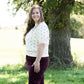 Embroidered Polka Dot Sweater Top - FINAL SALE Tops