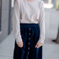 Emerald Corduroy Button Midi Skirt Skirts Mikarose