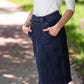 Emma Paper Bag Tie Midi Denim Jean Skirt - FINAL SALE Skirts