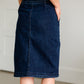 Emma Paper Bag Tie Midi Denim Jean Skirt - FINAL SALE Skirts
