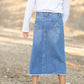Everly Midi Denim Skirt Skirts