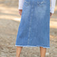 Everly Midi Denim Skirt Skirts