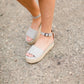 snake texture blue platform wedge heels