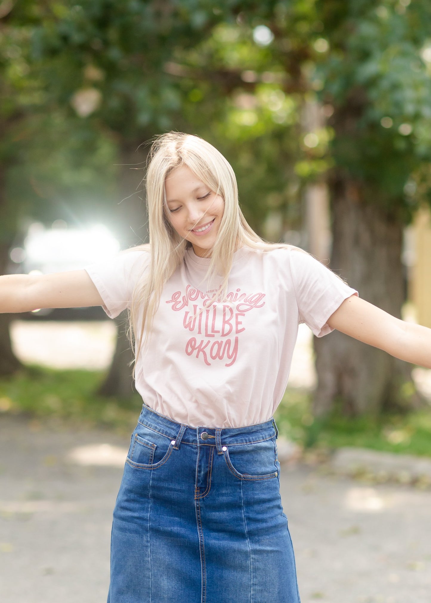 Everything Will Be Okay Graphic Tee Tops Tres Bien