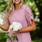 Eyelet Lace Crepe Maxi Dress - FINAL SALE Dresses