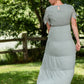 Eyelet Lace Crepe Maxi Dress - FINAL SALE Dresses