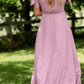 Eyelet Lace Crepe Maxi Dress - FINAL SALE Dresses