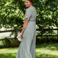 Eyelet Lace Crepe Maxi Dress - FINAL SALE Dresses