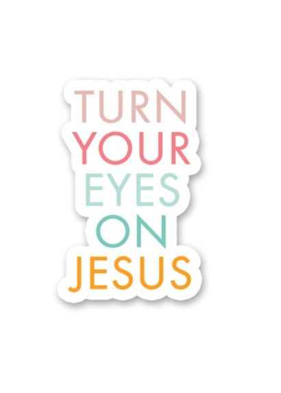 Eyes On Jesus Sticker Accessories