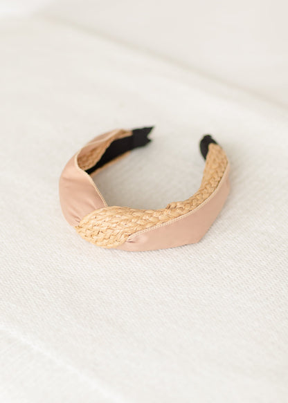 Fabric & Rattan Headband - FINAL SALE Accessories