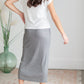 Fallon Ribbed Midi Skirt Skirt Z Supply