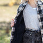 Faux Fur Lined Plaid Button Down Shacket Tops Paper Crane