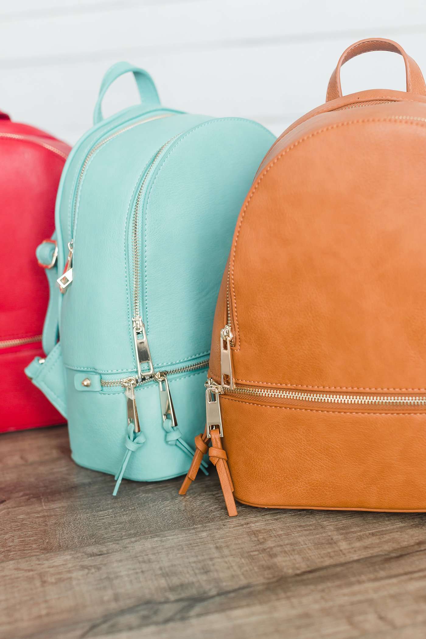 Faux Leather Backpack Accessories