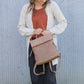 Faux Leather Detailed Backpack Accessories
