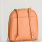 Faux Leather Double Strap Back Pack Accessories