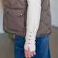 Fine Yarn Button Detail Sweater Tops Love Tree