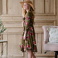 Floral 3/4 Sleeve Midi Dress - FINAL SALE Dresses