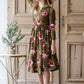 Floral 3/4 Sleeve Midi Dress - FINAL SALE Dresses