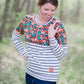 Floral and Stripe Top - FINAL SALE Tops