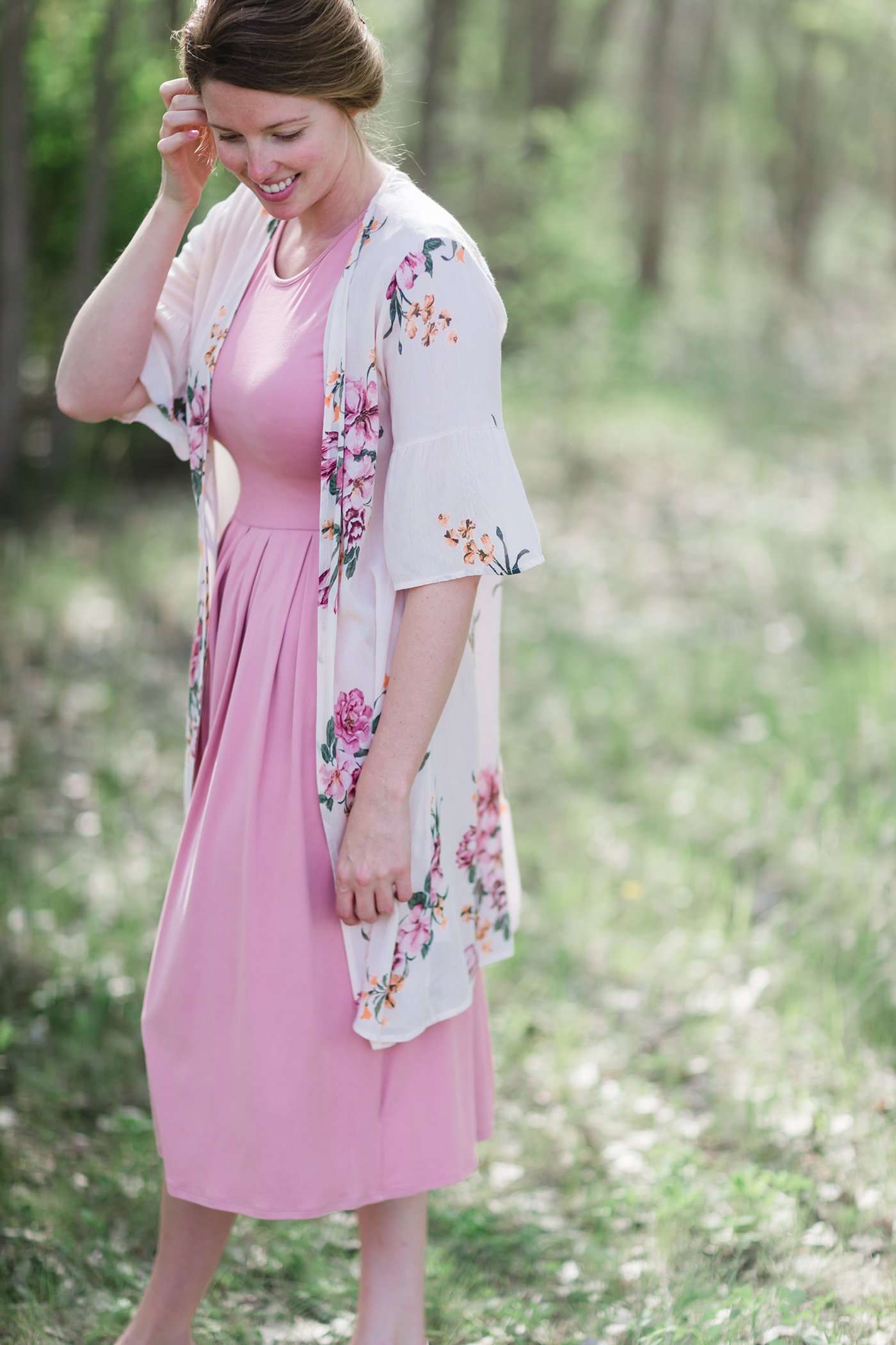 Floral Bell Kimono - FINAL SALE Layering Essentials