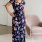 Floral Belted A-Line Maxi Dress Dresses