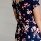 Floral Belted A-Line Maxi Dress Dresses