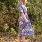 Floral Button Detail Midi Dress - FINAL SALE Dresses