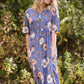 Floral Button Detail Midi Dress - FINAL SALE Dresses