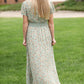 Floral Cinched Waist Maxi Dress - FINAL SALE Dresses