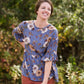 Floral Detail Peplum Top - FINAL SALE Tops