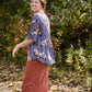 Floral Detail Peplum Top - FINAL SALE Tops