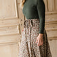 Floral Flare Knit Top Dress Dresses