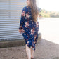 Floral Flare Midi Dress - FINAL SALE Dresses