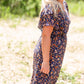 Floral Flutter Sleeve Drawstring Dress - FINAL SALE Dresses
