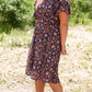 Floral Flutter Sleeve Drawstring Dress - FINAL SALE Dresses