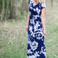Floral Maxi  Wrap Dress Dresses