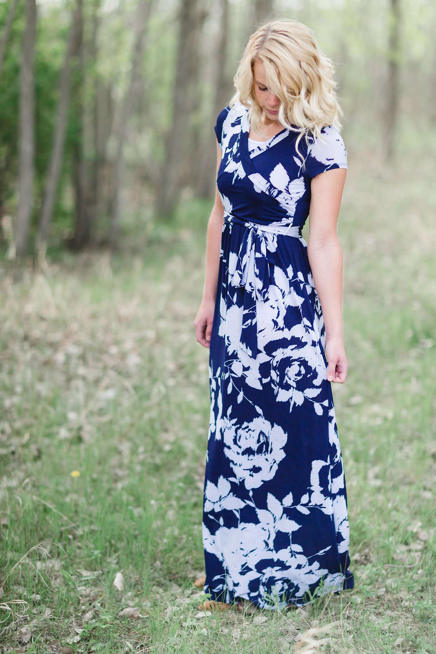 Floral Maxi  Wrap Dress Dresses